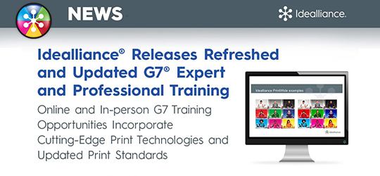 Idealliance Releases Refreshed and Updated G7 Expert Training