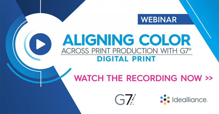 WEBINAR:  Aligning Color Across Print Production with G7