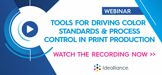 WEBINAR:  Tools for Driving Color Standards & Process Control