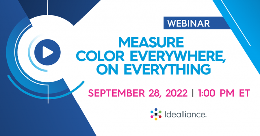 Webinar: Measure, Color Everywhere, on Everything