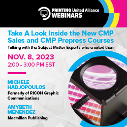 Inside the New CMP Sales and CMP Prepress Courses