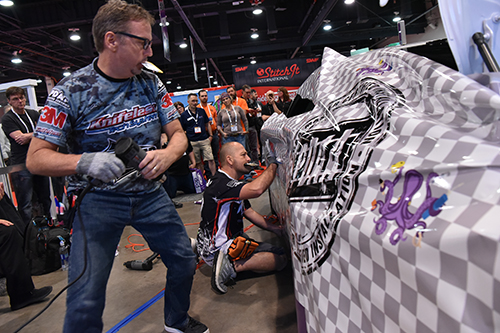 Wrap Team Challenge Installer Competitors 