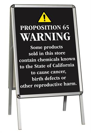 Proposition 65 Signage