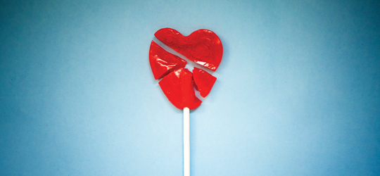 Broken Lollipop Heart